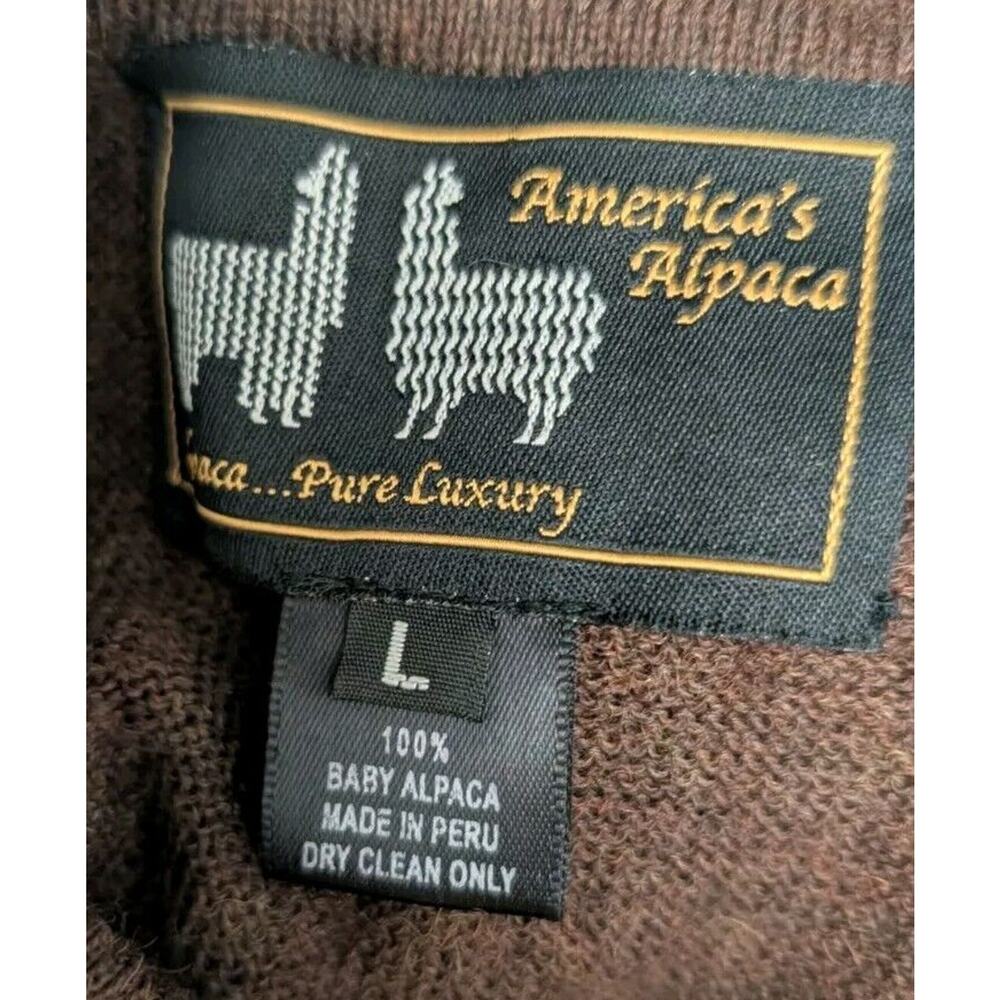 Alpaca Wool Button Sweater - image 2